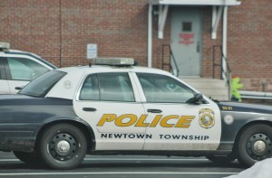 A Newtown Township police car. 