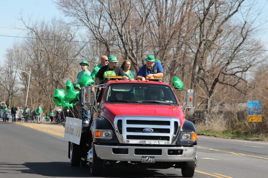 The Fraternal Order of Police float.  Credit: Tom Sofield/NewtownPANow.com