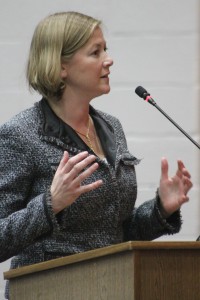 Democratic congressional candidate Shaughnessy Naughton. Credit: Tom Sofield/NewtownPANow.com