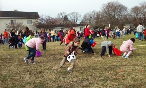 A photo from last week's Easter Egg hunt in Newtown.  Credit: Ingrid Sofield/NewtownPANow.com