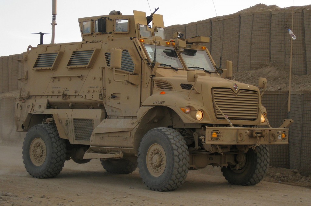 A vehicle similar to the one in use by local police in Afghanistan in 2009. Credit: Jonathan Mallard