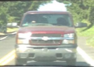 The vehicle police are looking to ID. Credit: Upper Makefield Police