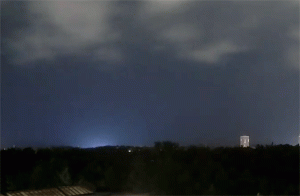 The meteor over Toronto. Credit: UTSC Observatory