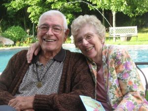 Fred and Ruthe Guenther posed for a earlier in 2016. Credit: Submitted